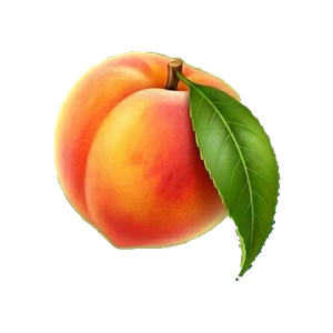 A whole peach with Pomi inside